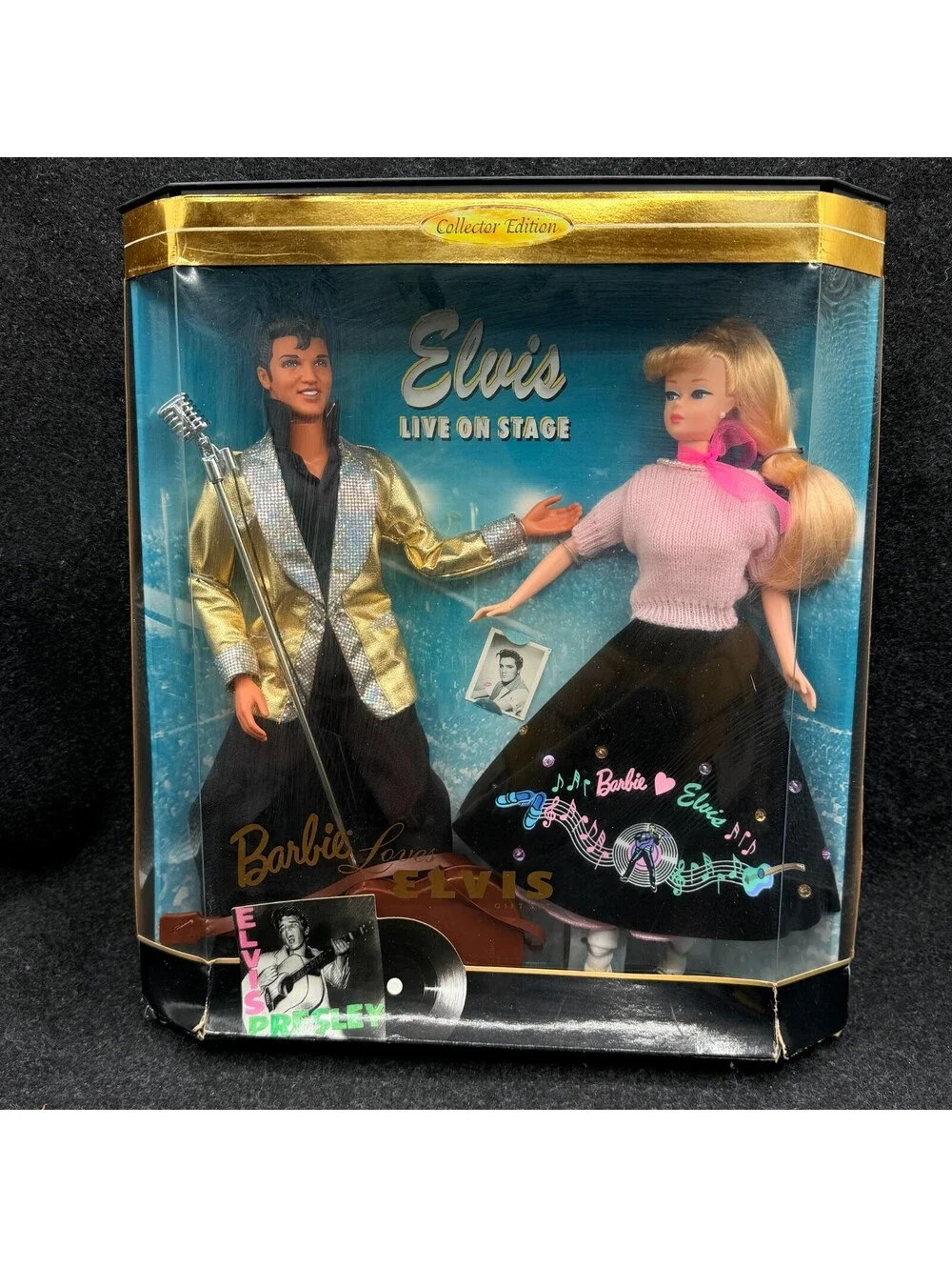 Barbie Loves Elvis Presley Gift Set Collector Edition Mattel #17450 NRFB
